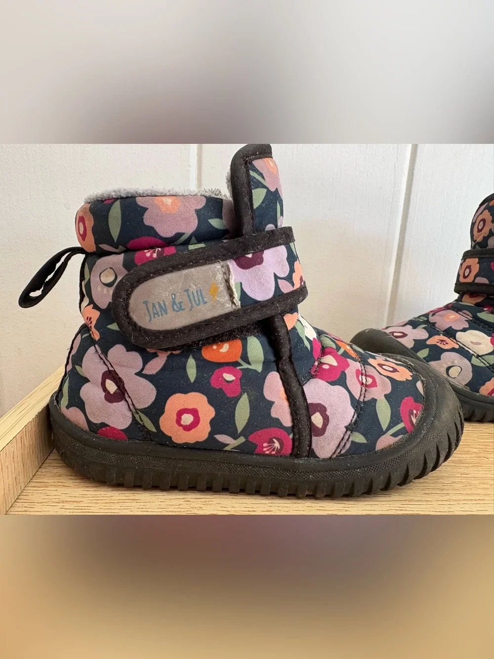 Jan and Jul Floral Winter Boots